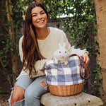 Coronado Canvas and Willow Basket Tote-Picnic Time Family of Brands