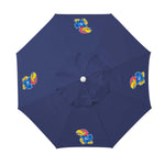 Kansas Jayhawks - 5.5 Ft. Portable Beach Umbrella-Picnic Time Family of Brands