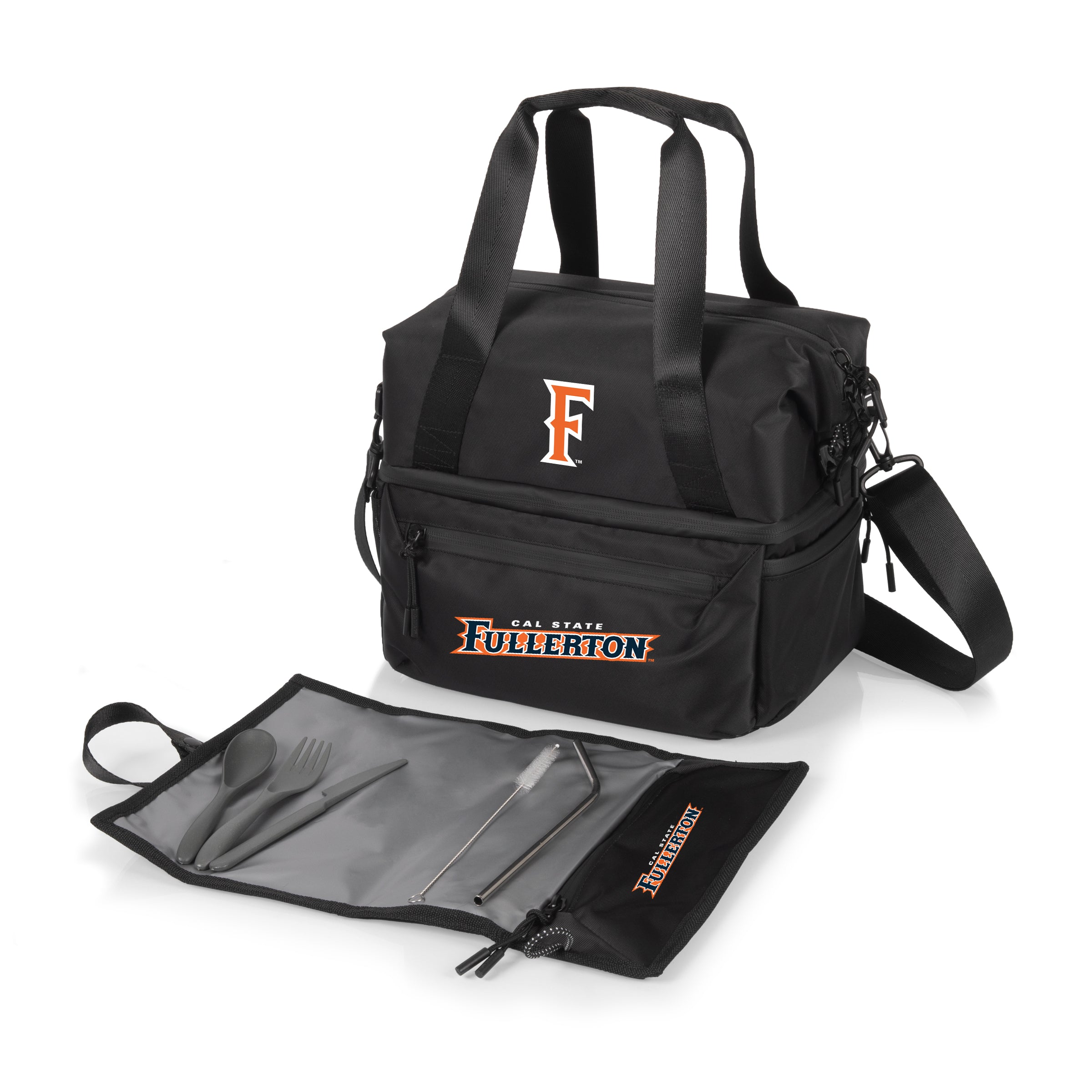Cal State Fullerton Titans - Tarana Recycled Lunch Bag Cooler with Utensils