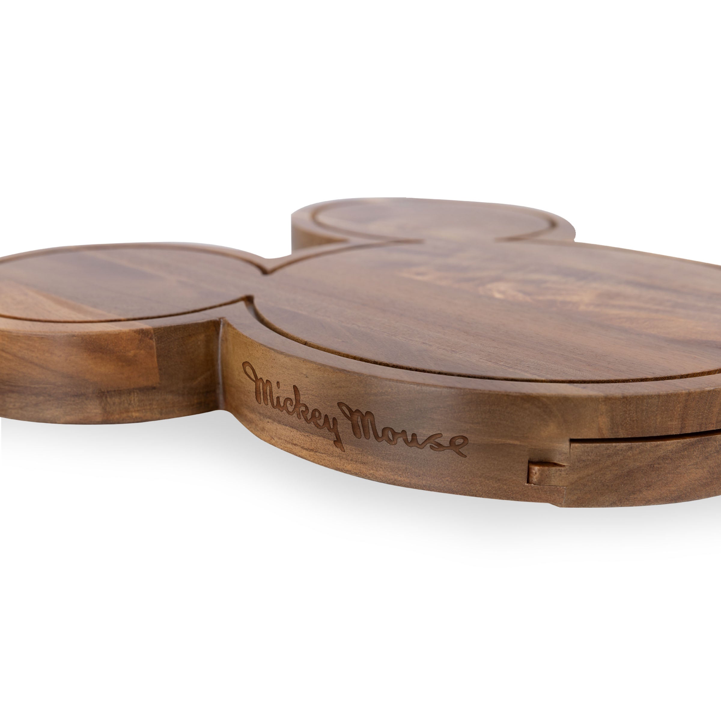 Mickey Mouse - Mickey Mouse Head Shaped Acacia Cheese Board with Tools
