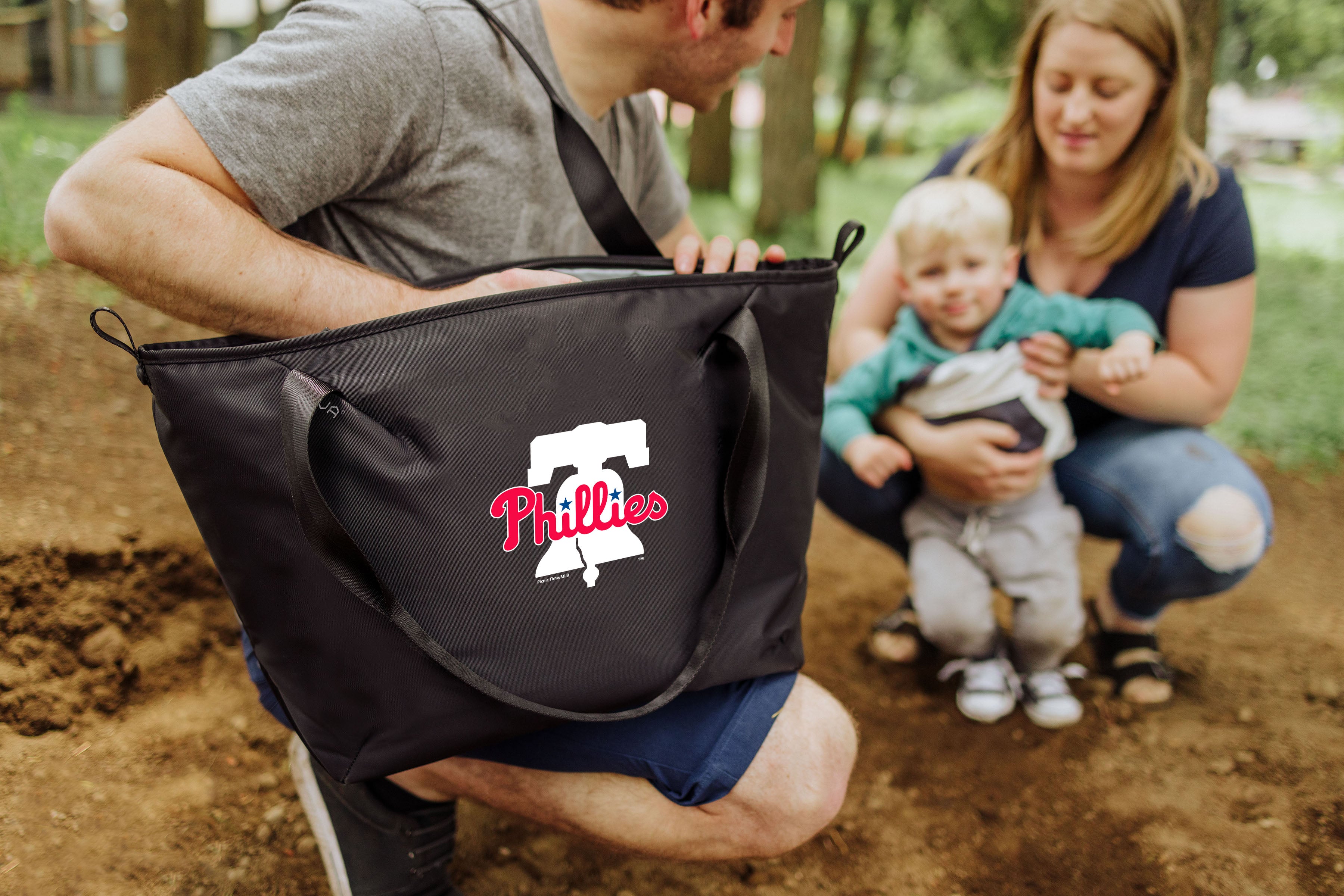Philadelphia Phillies - Tarana Recycled Cooler Tote Bag-Picnic Time Family of Brands