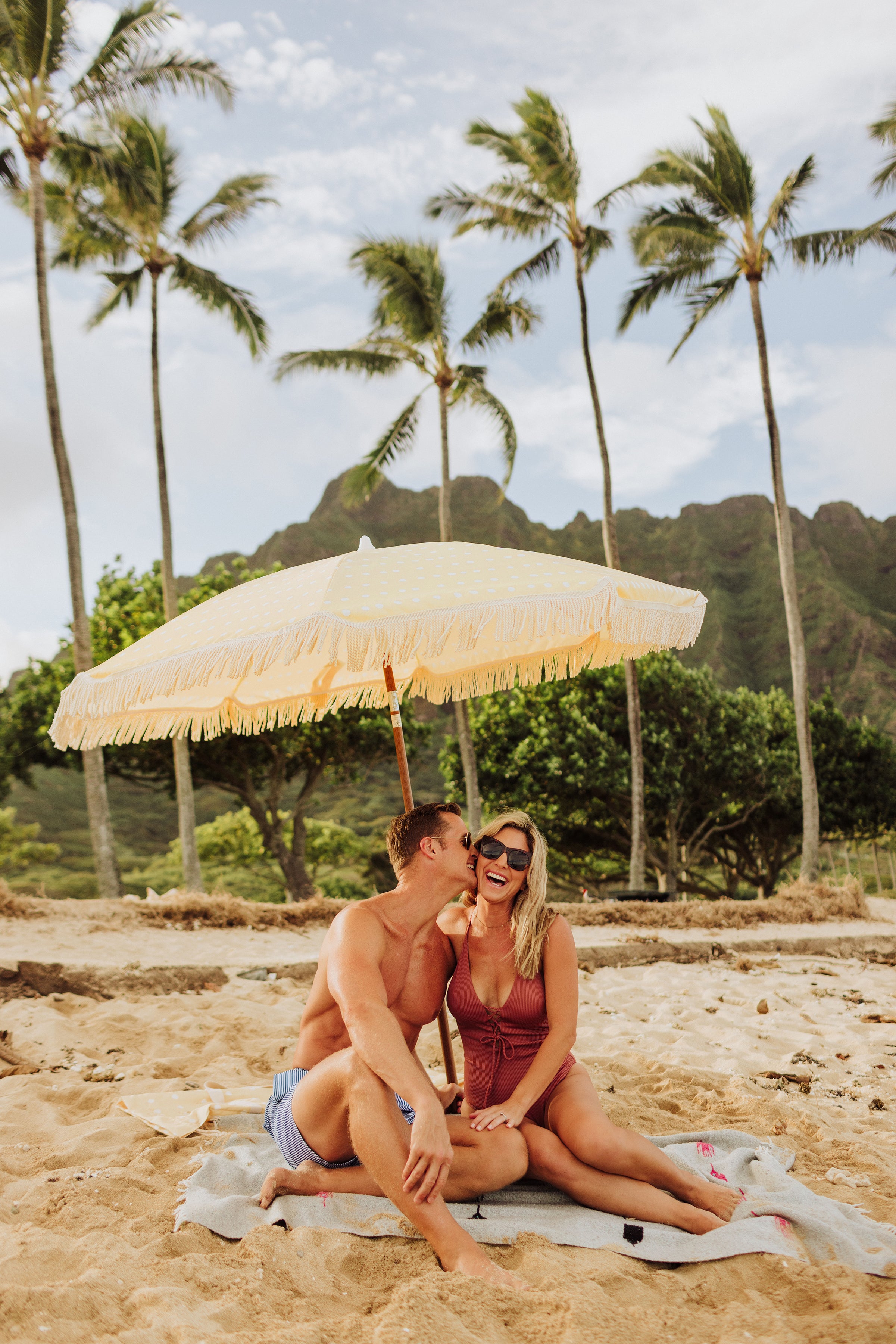 Summerland 6.5 ft. Portable Beach Umbrella