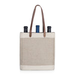 Pinot Jute 3 Bottle Insulated Wine Bag