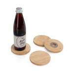Coasters with Bottle Openers Set of 4