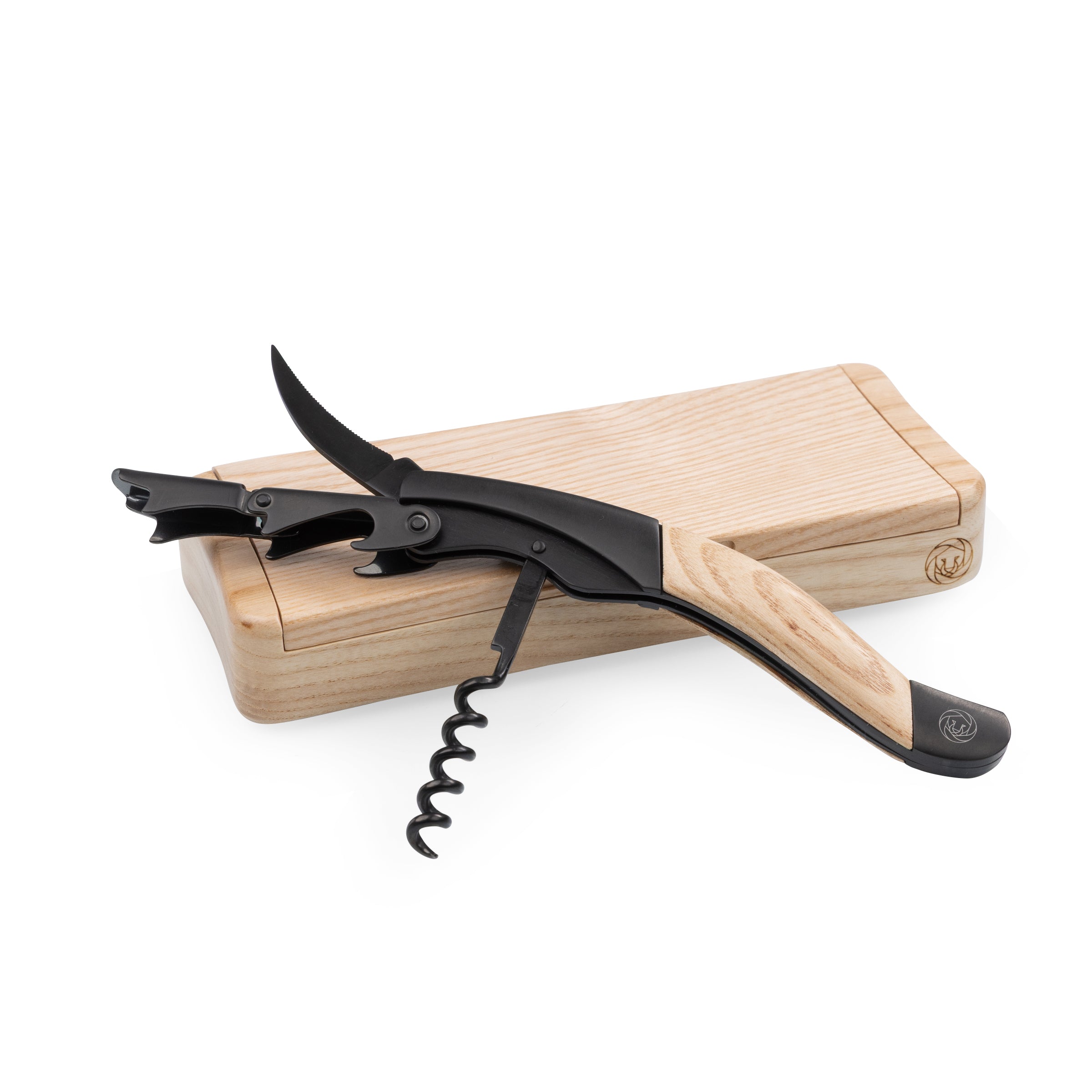 Barolo Waiter-style Corkscrew in Ashwood Box