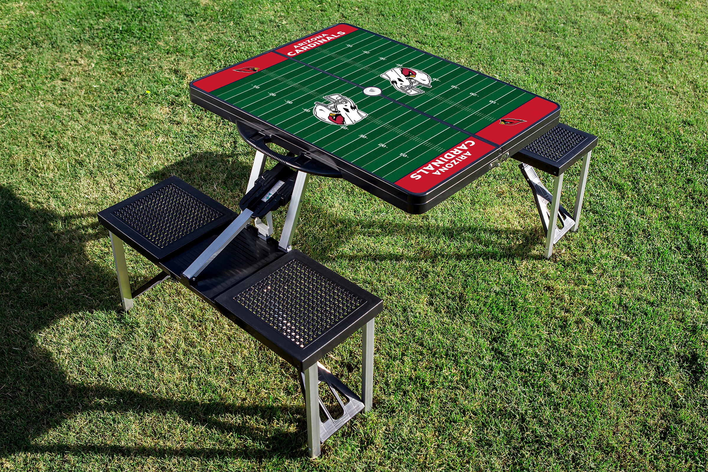 Arizona Cardinals - Picnic Table Portable Folding Table with Seats