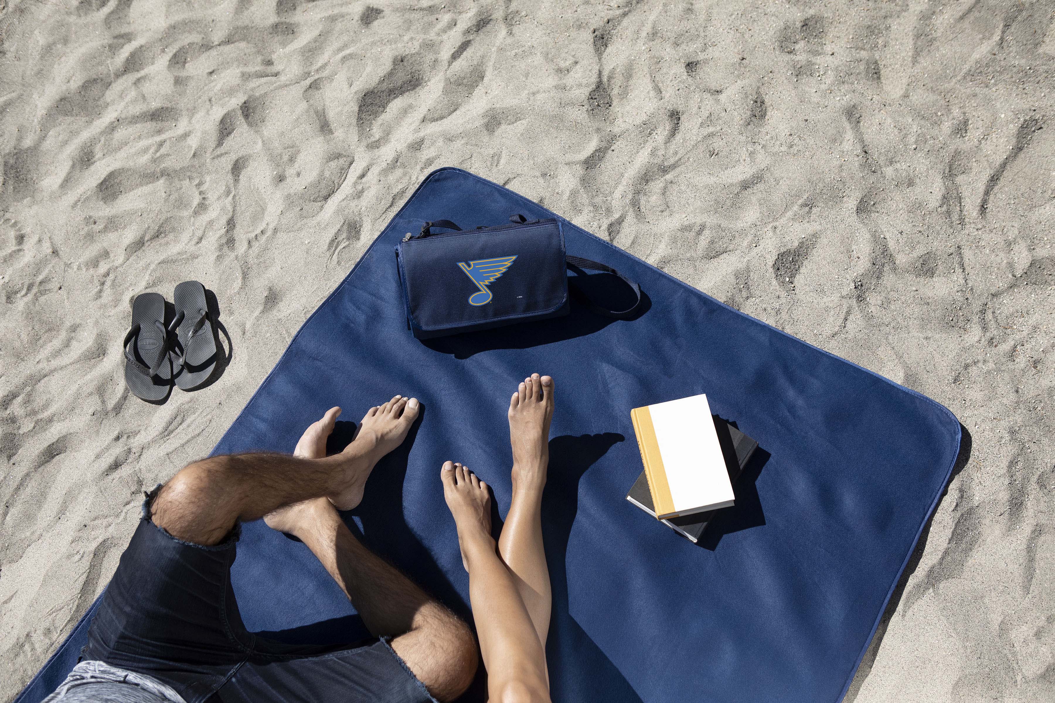 St Louis Blues - Blanket Tote Outdoor Picnic Blanket-Picnic Time Family of Brands
