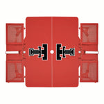 Texas Tech Red Raiders - Picnic Table Portable Folding Table with Seats-Picnic Time Family of Brands