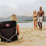 San Francisco 49ers - Tranquility Beach Chair with Carry Bag-Picnic Time Family of Brands