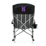 Northwestern Wildcats - Outdoor Rocking Camp Chair