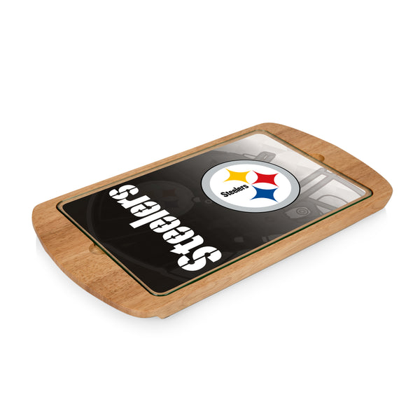 Pittsburgh Steelers - Billboard Glass Top Serving Tray