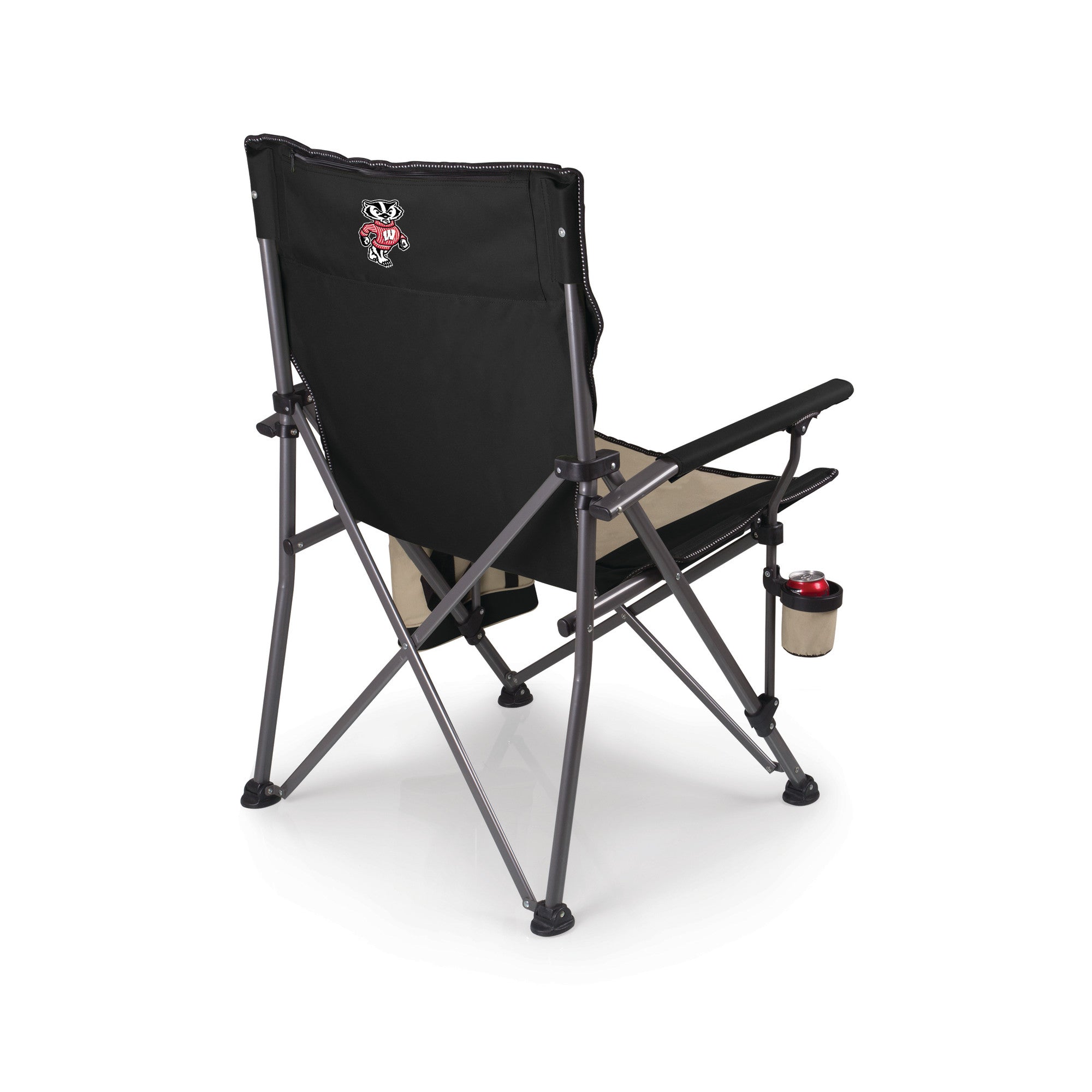 Wisconsin Badgers - Big Bear XXL Camping Chair with Cooler
