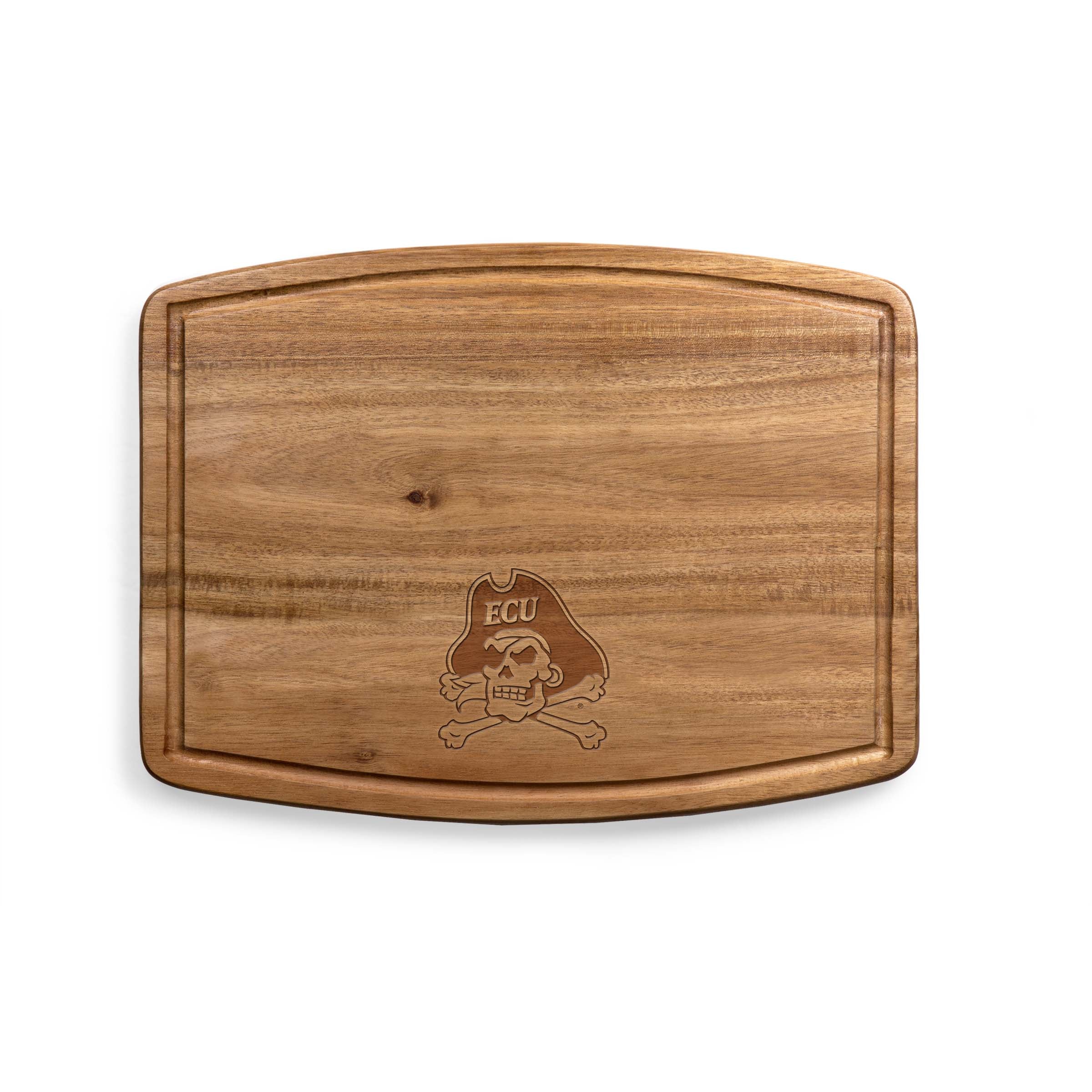 East Carolina Pirates - Ovale Acacia Cutting Board