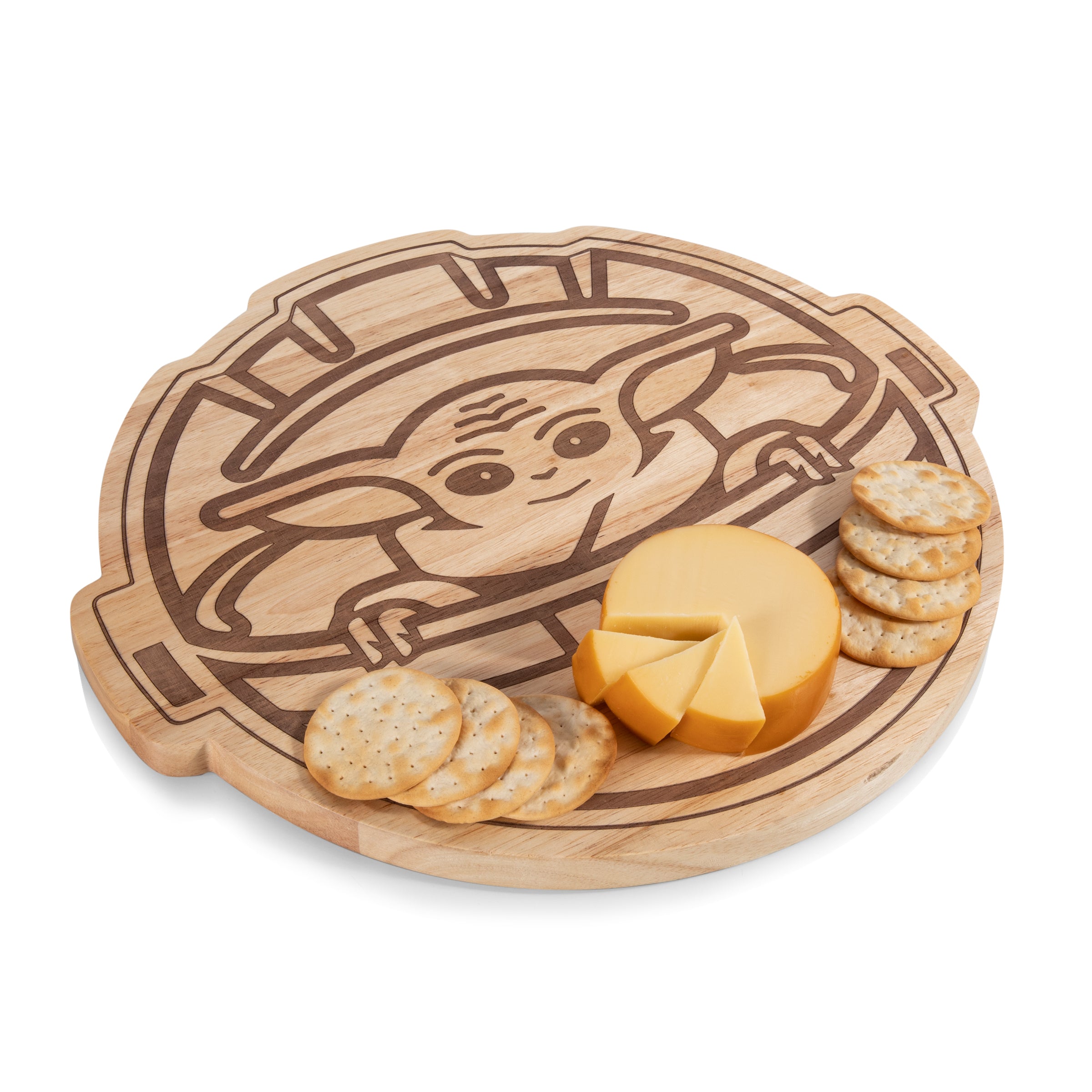 Mandalorian Grogu Buggy - 16" Serving Board