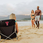 Texas Tech Red Raiders - Tranquility Beach Chair with Carry Bag-Picnic Time Family of Brands