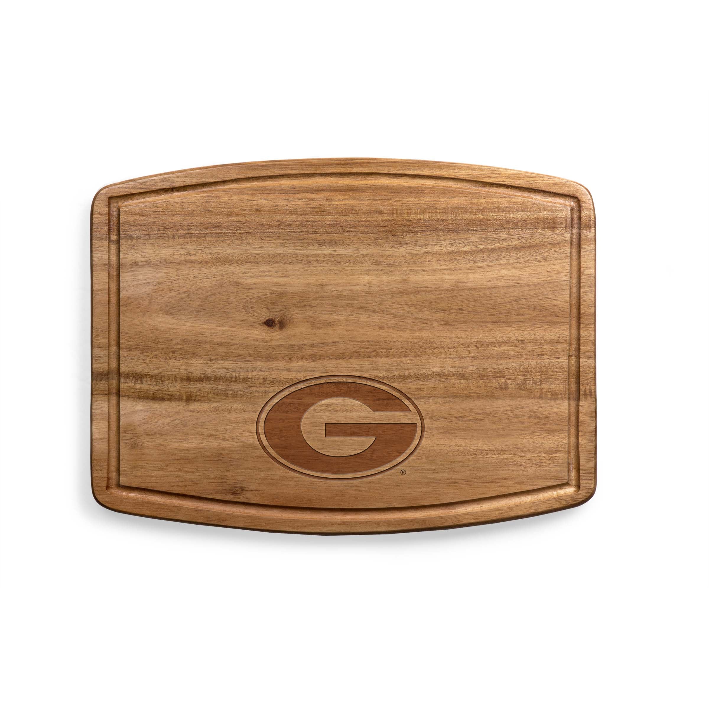 Georgia Bulldogs - Ovale Acacia Cutting Board-Picnic Time Family of Brands