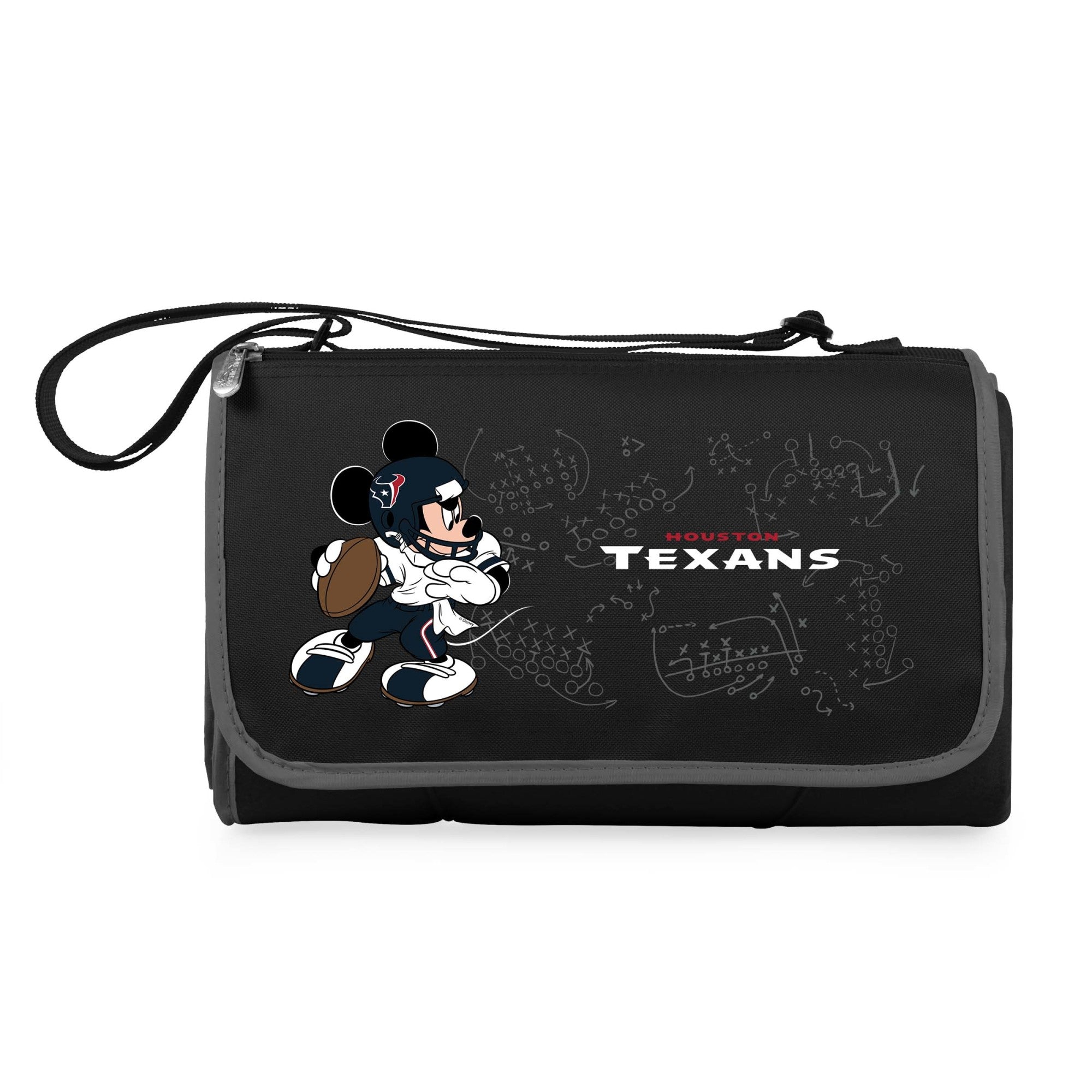 Houston Texans - Mickey Mouse - Blanket Tote Outdoor Picnic Blanket