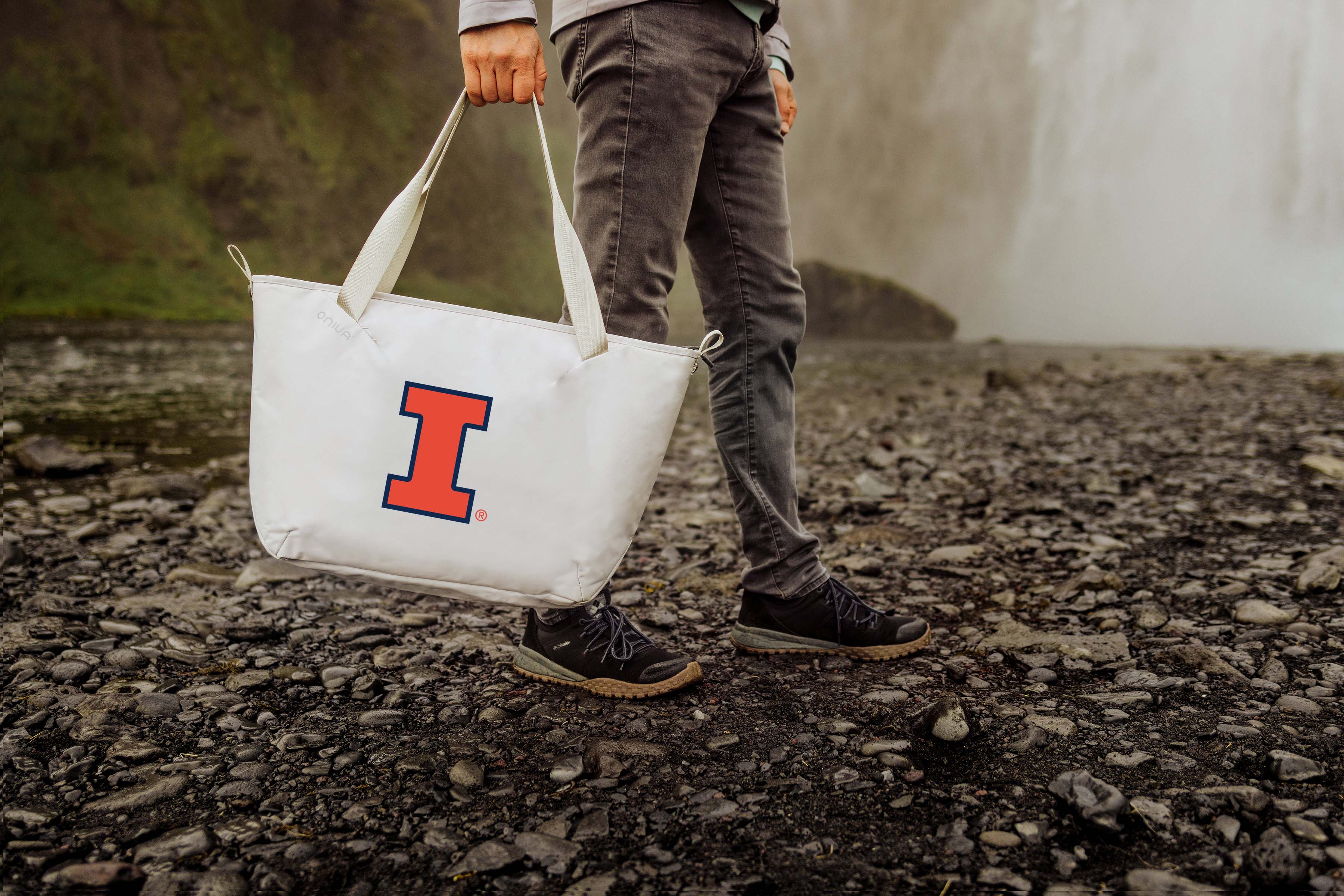 Illinois Fighting Illini - Tarana Recycled Cooler Tote Bag-Picnic Time Family of Brands