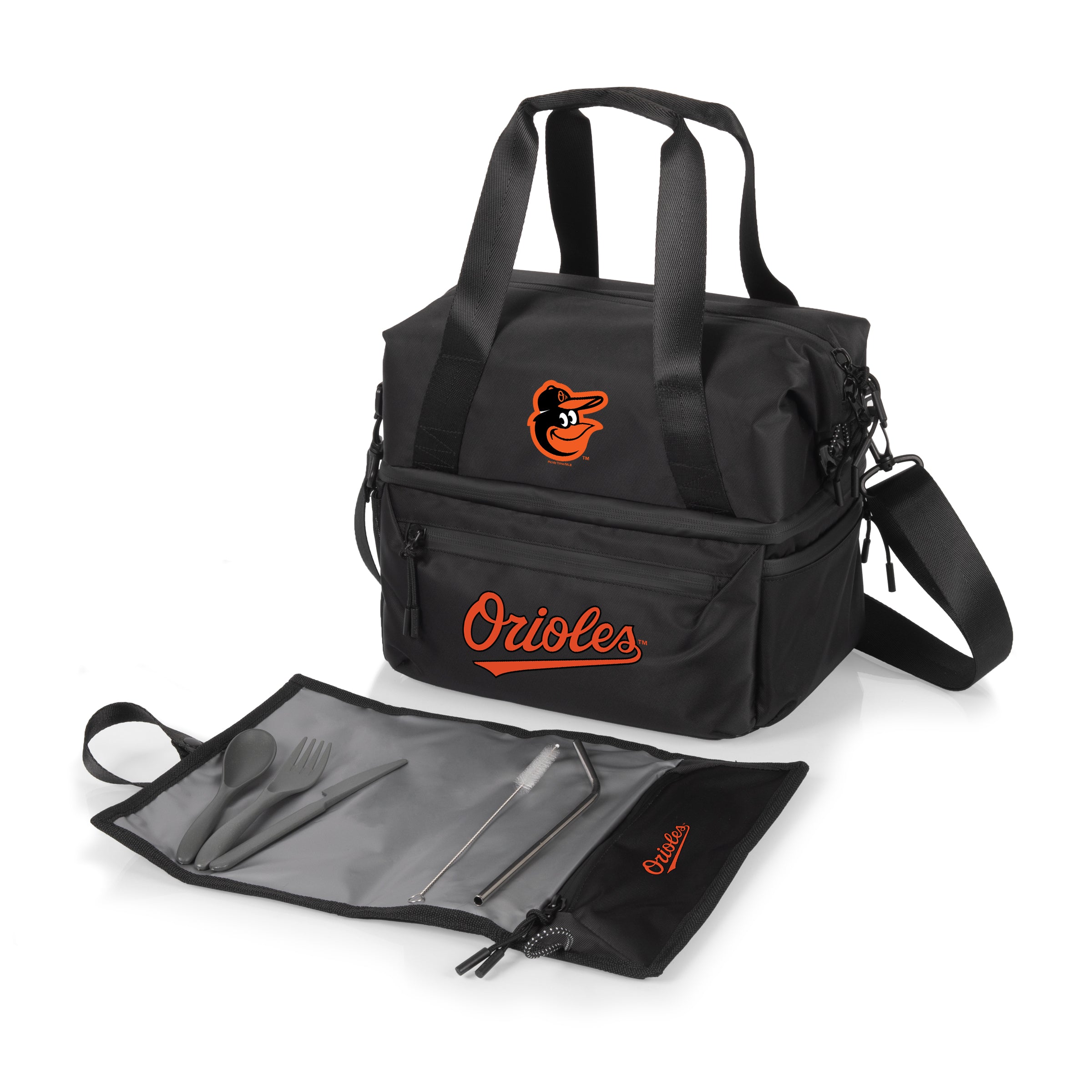Baltimore Orioles - Tarana Recycled Lunch Bag Cooler with Utensils
