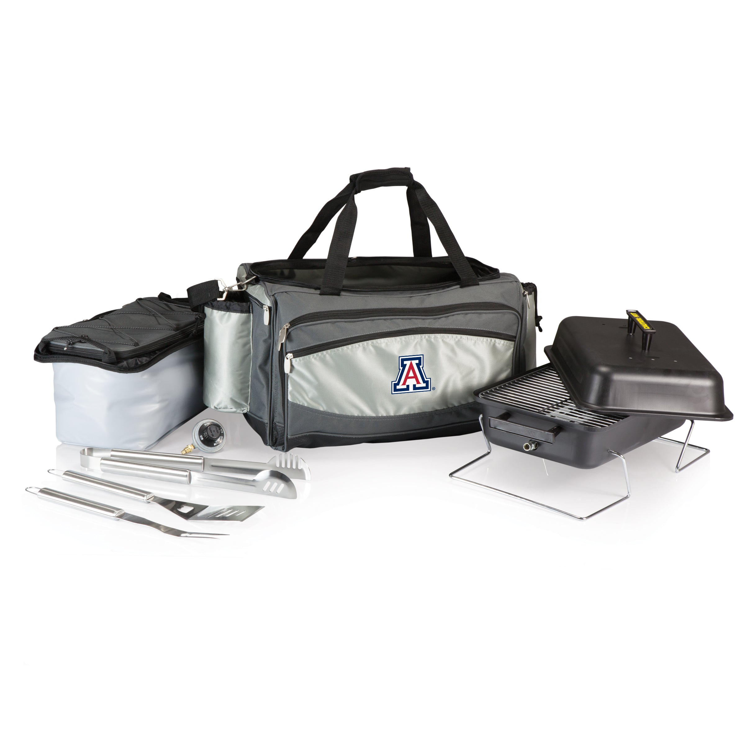 Arizona Wildcats - Vulcan Portable Propane Grill & Cooler Tote-Picnic Time Family of Brands