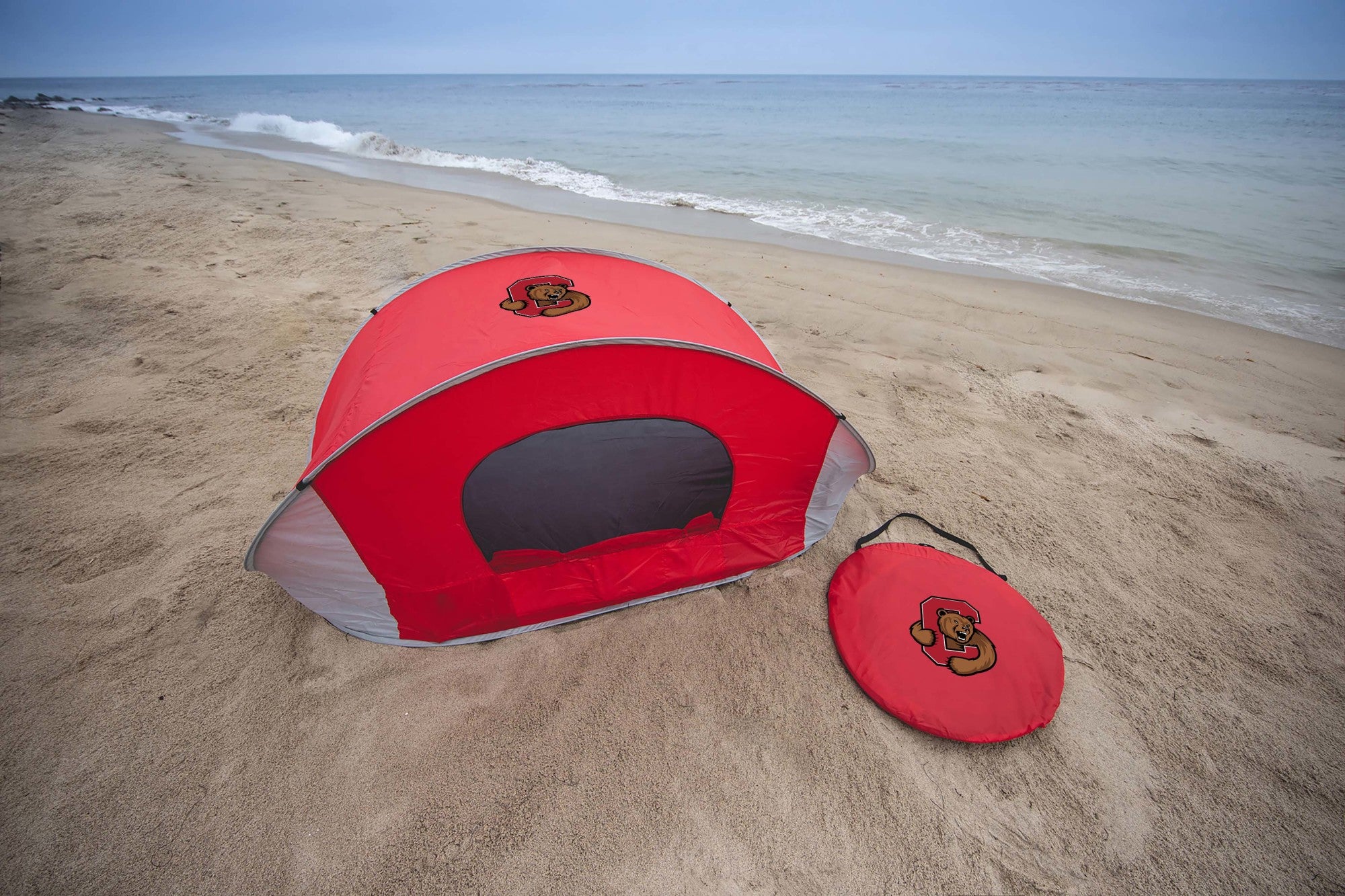big beach tent Cornell Big Red Manta Sun Shelter