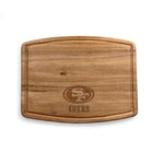 San Francisco 49ers - Ovale Acacia Cutting Board