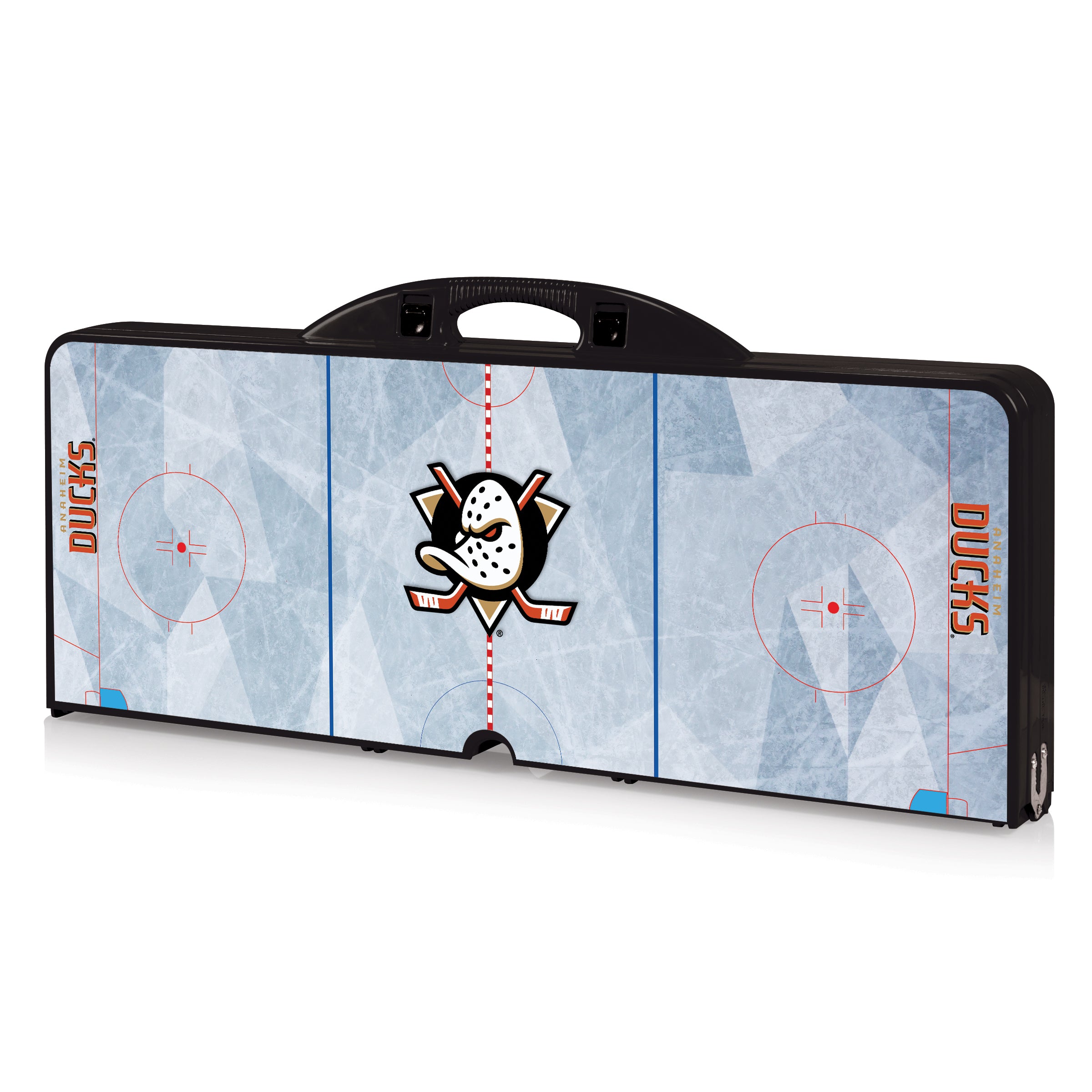 Anaheim Ducks Hockey Rink - Picnic Table Portable Folding Table with Seats