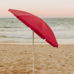 NC State Wolfpack - 5.5 Ft. Portable Beach Umbrella