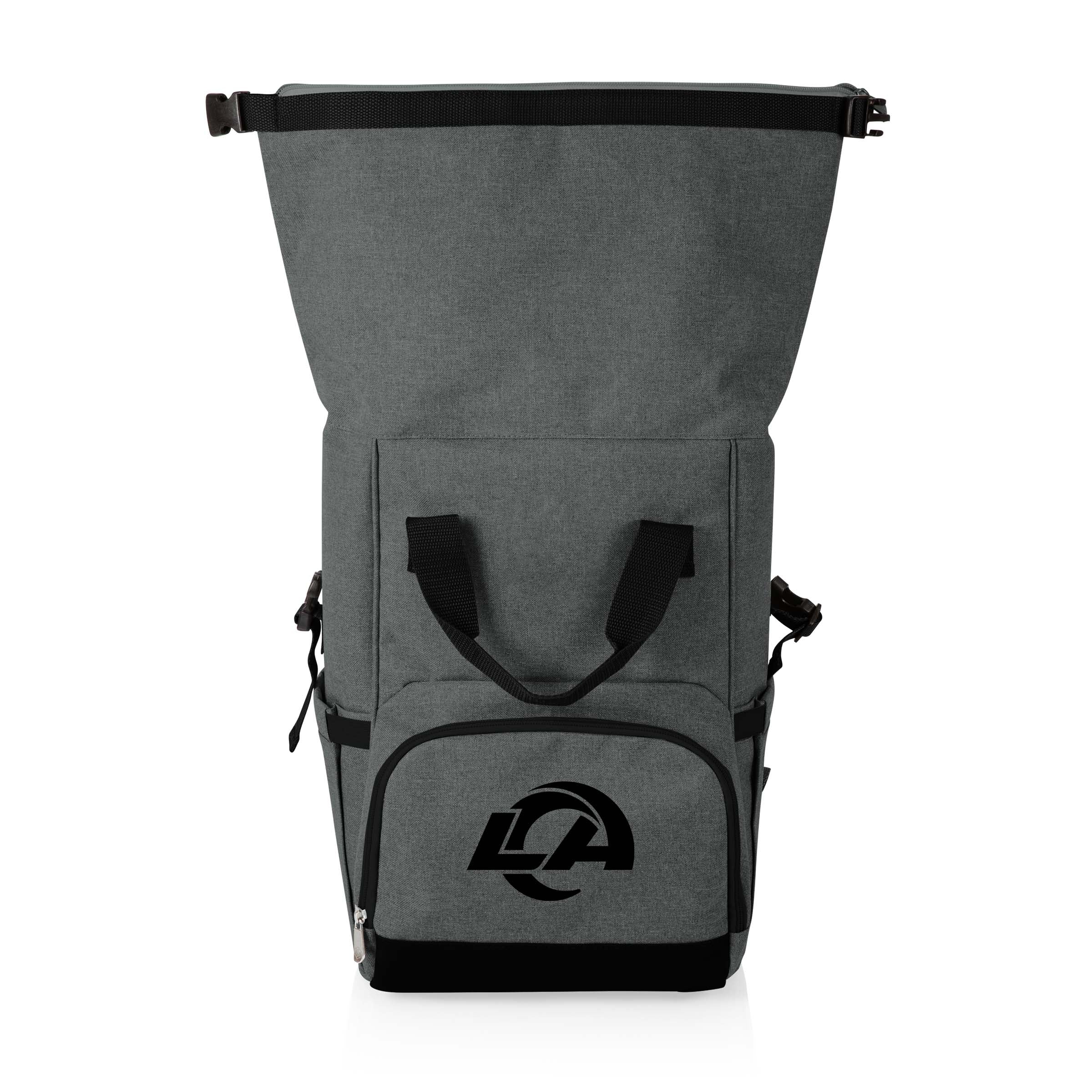 Los Angeles Rams - On The Go Roll-Top Backpack Cooler-Picnic Time Family of Brands