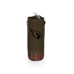 Arizona Cardinals - Malbec Insulated Canvas and Willow Wine Bottle Basket-Picnic Time Family of Brands