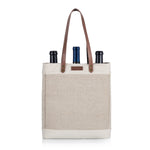 Pinot Jute 3 Bottle Insulated Wine Bag