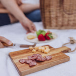 Terrabella Earth Friendly Handwoven Picnic Basket Set for 2