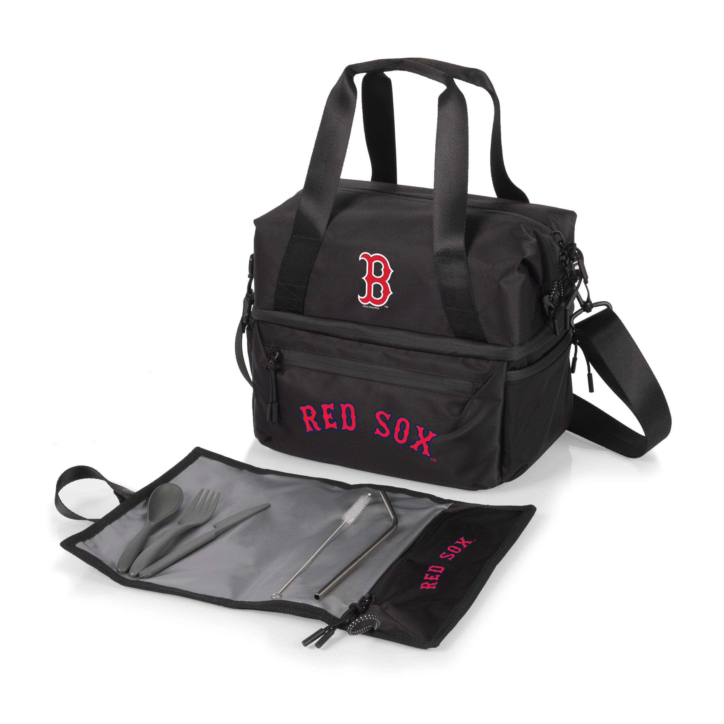 Boston Red Sox - Tarana Recycled Lunch Bag Cooler with Utensils