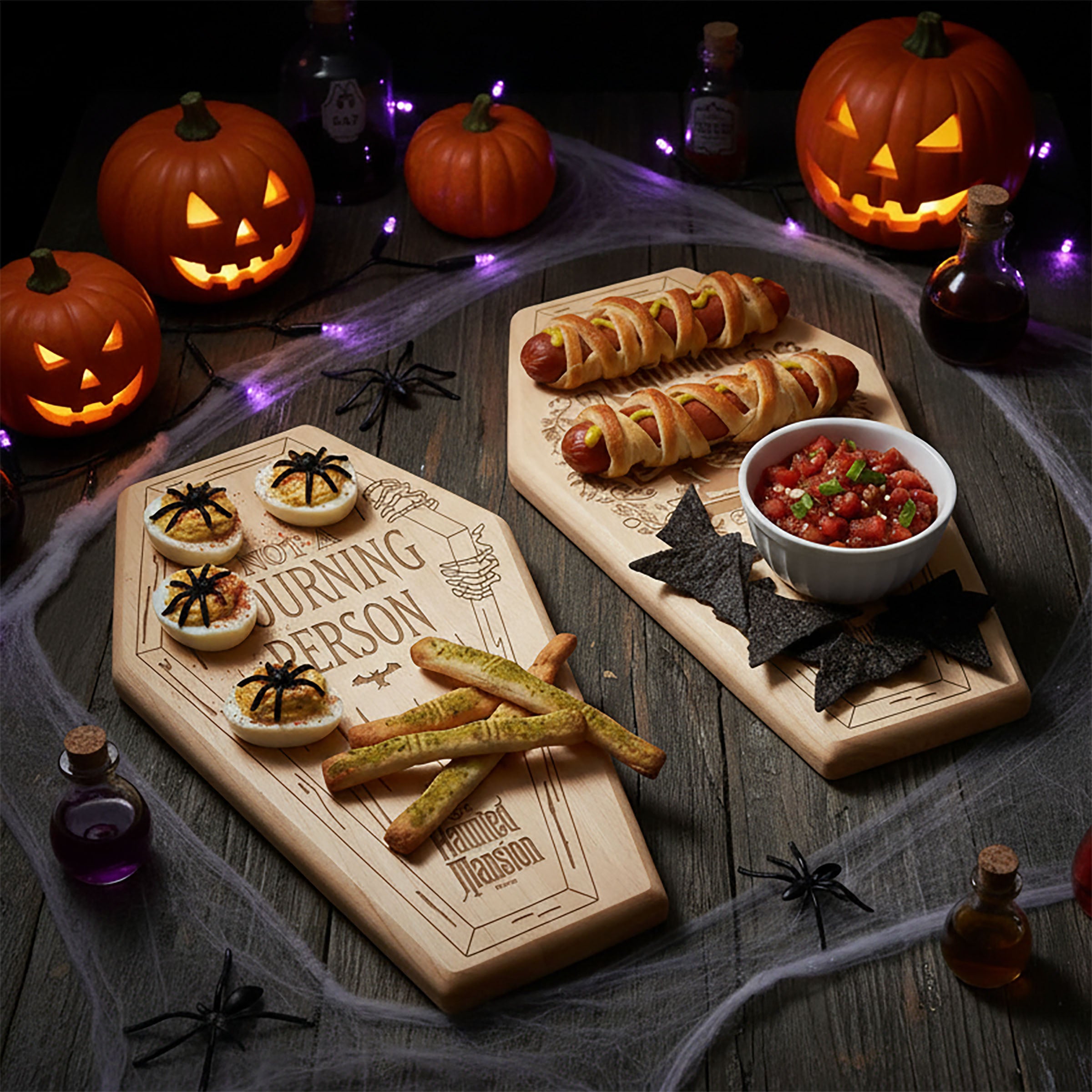 Haunted Mansion Not A Mourning Person - Coffin Serving Board: 2 of 5