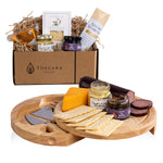 Brie Cheese Board with Gourmet Gift Pack
