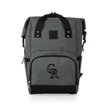 Colorado Rockies - On The Go Roll-Top Backpack Cooler