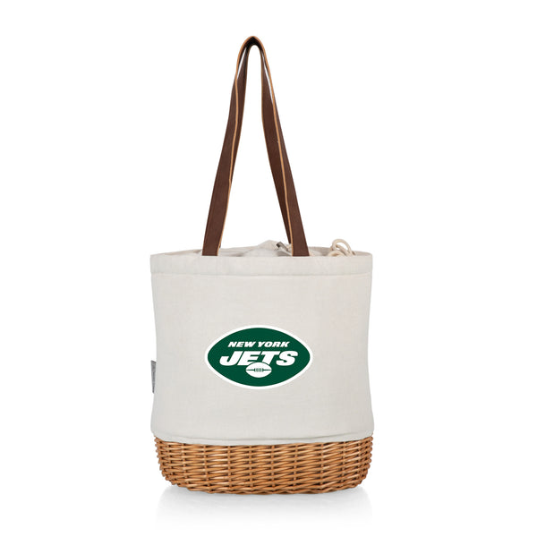 New York Jets - Pico Willow and Canvas Lunch Basket