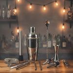 Lazy Susan Bar Tool Set (Bamboo & Stainless Steel)