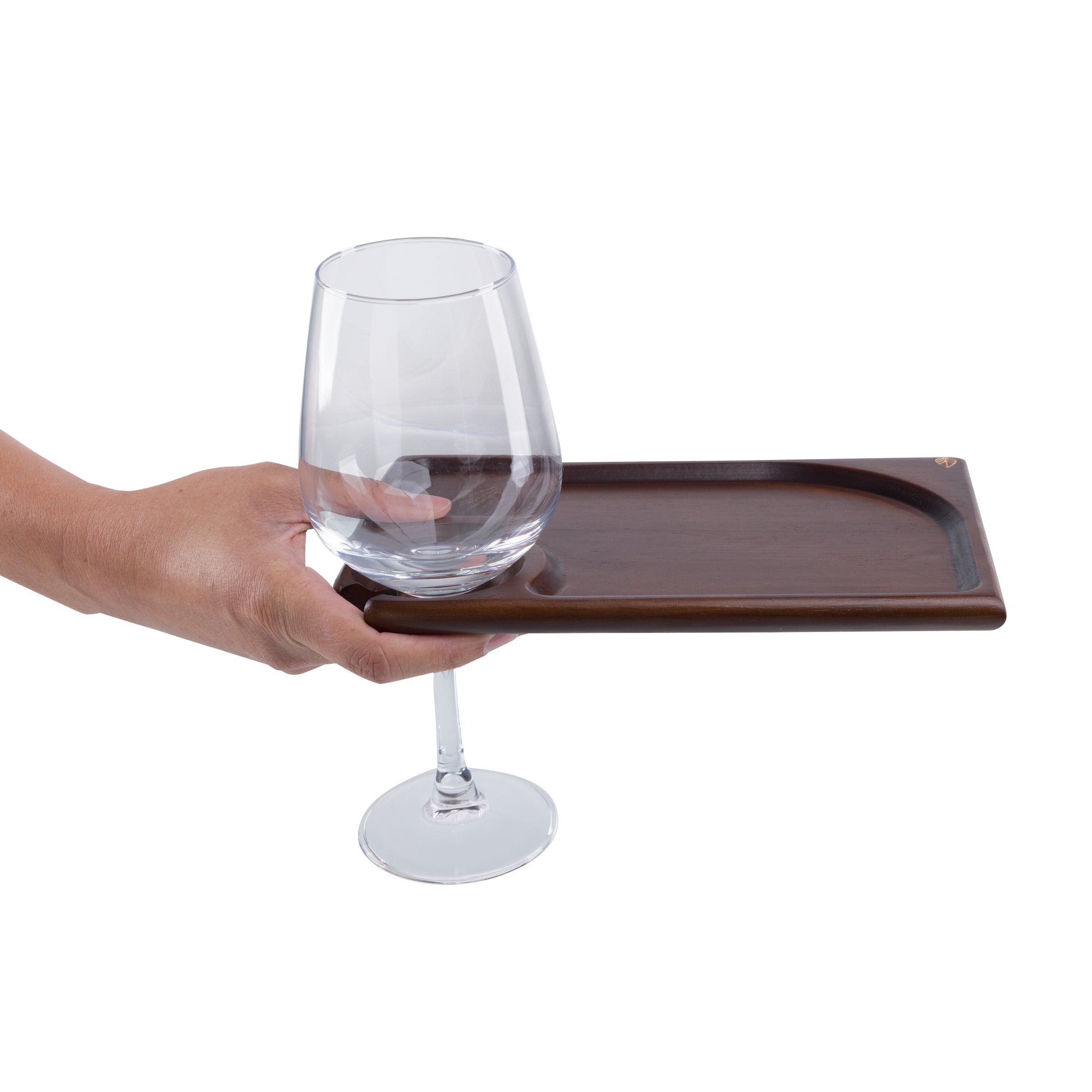 Menkxi 12 Set Wine Appetizer Plates Mini Charcuterie Boards With Wine Glass Holder And Box Gifts For Bridal Shower Game Prizes Wooden Cocktail Cheese Plate For Guests Baby Shower(Rectangle,Dark Color