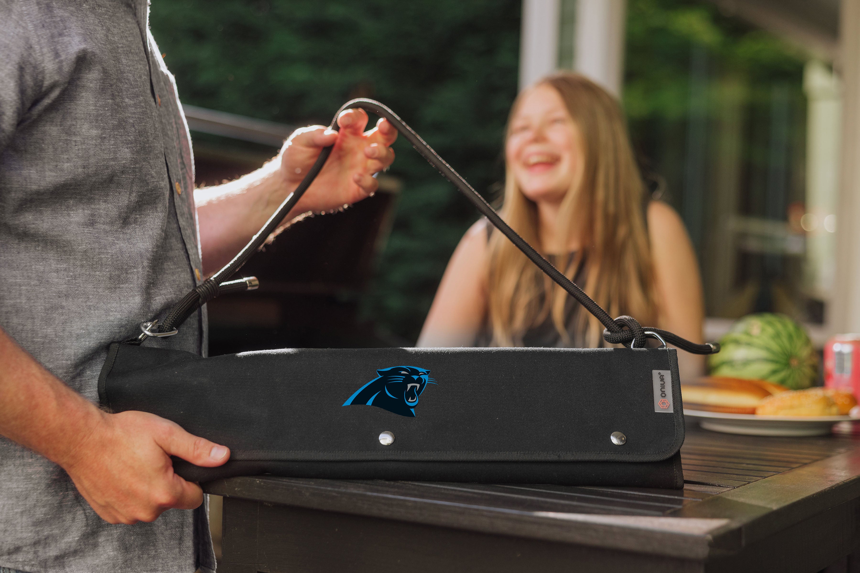 Carolina Panthers - BBQ Roll Up 3 Piece Set-Picnic Time Family of Brands