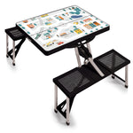Picnic Table Portable Folding Table with Seats