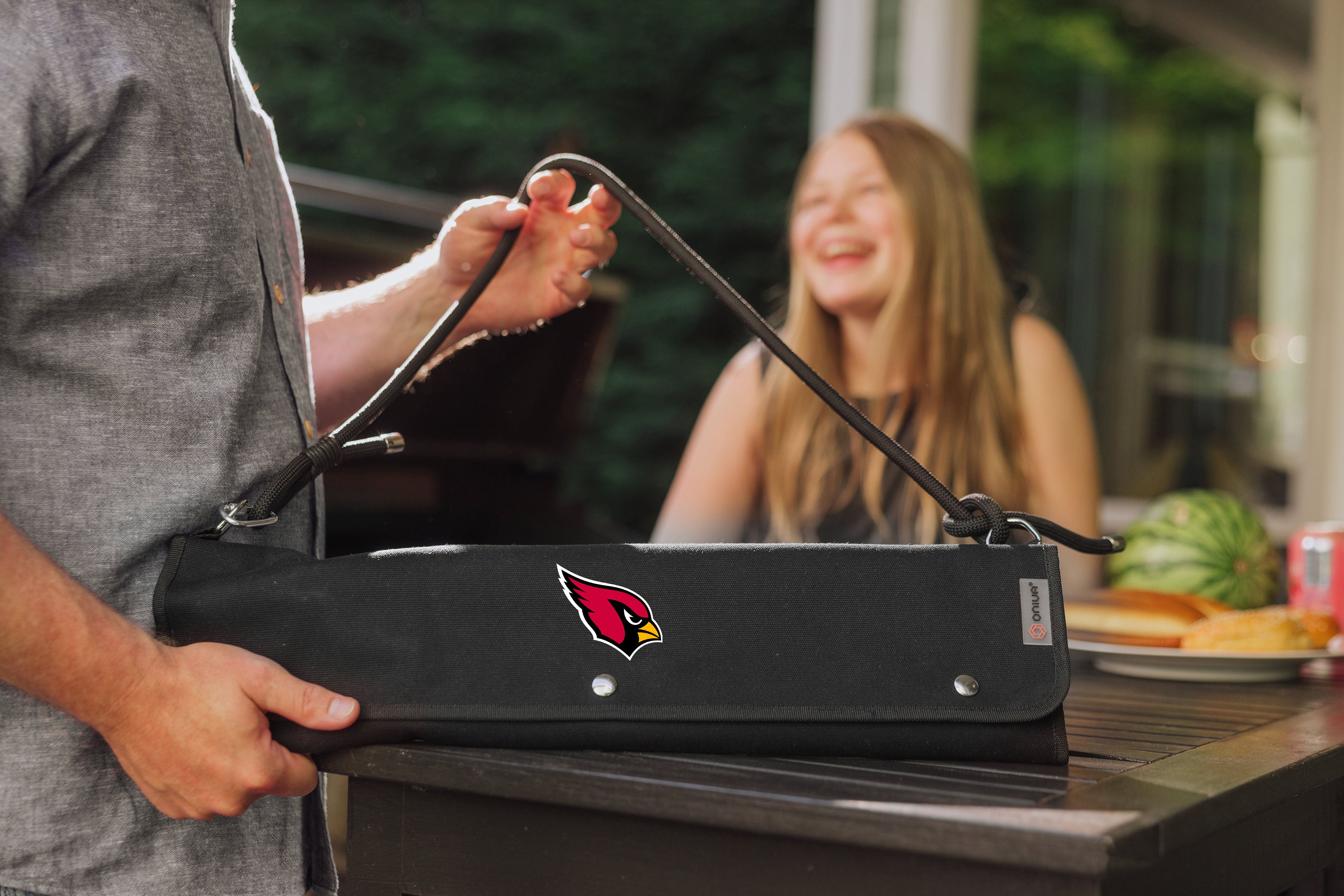Arizona Cardinals - BBQ Roll Up 3 Piece Set-Picnic Time Family of Brands