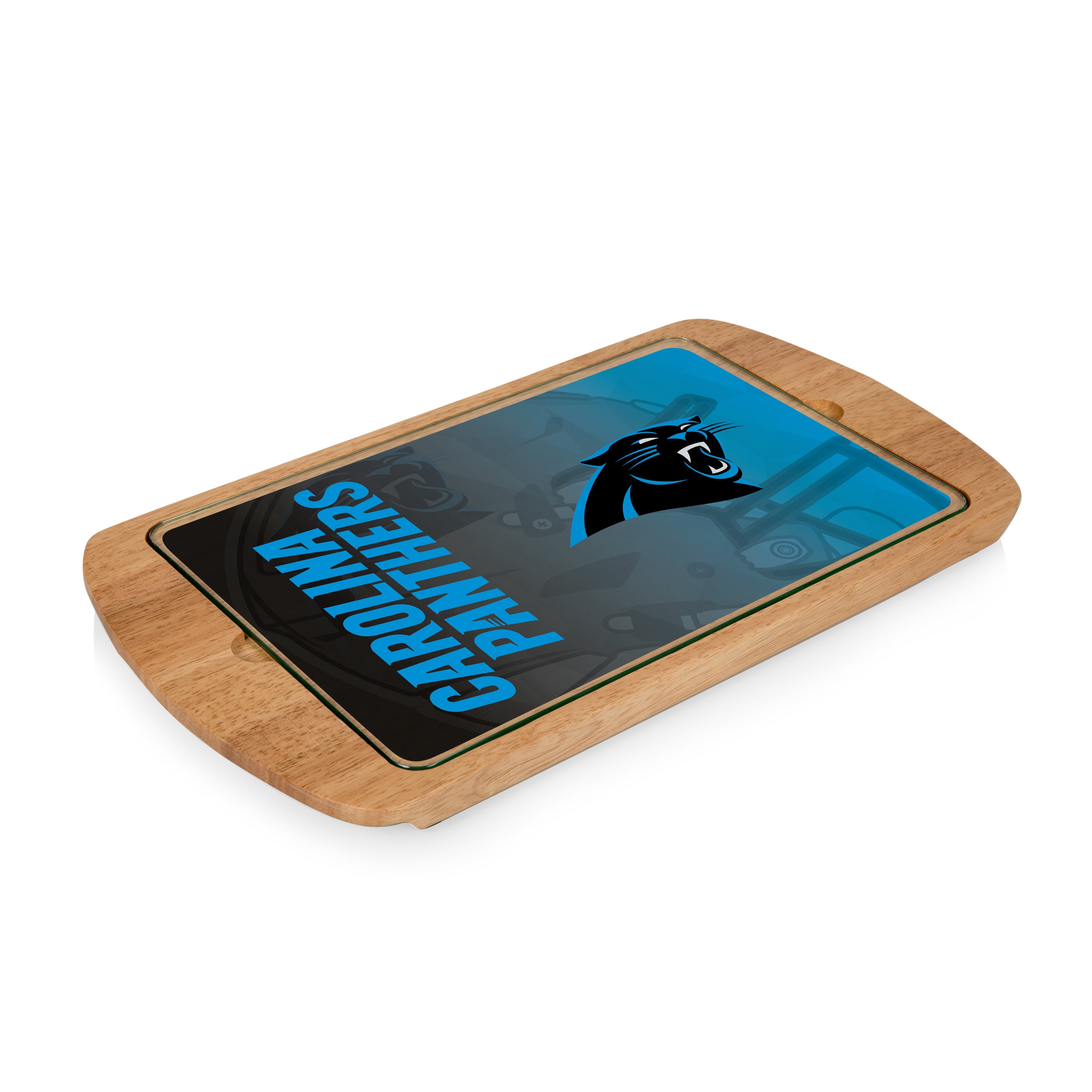 Carolina Panthers - Billboard Glass Top Serving Tray