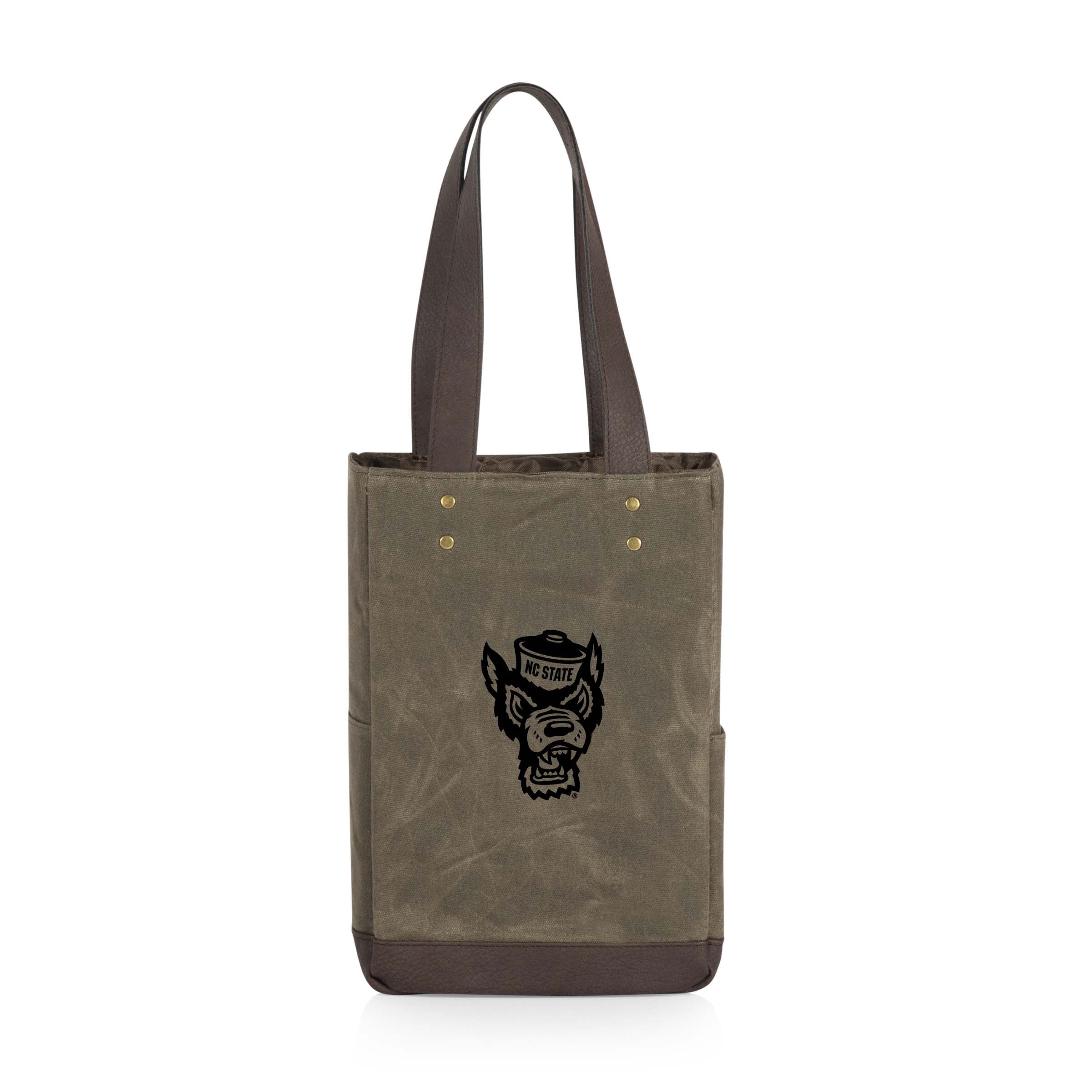 NC State Wolfpack - 2 Bottle Insulated Wine Cooler Bag-Picnic Time Family of Brands