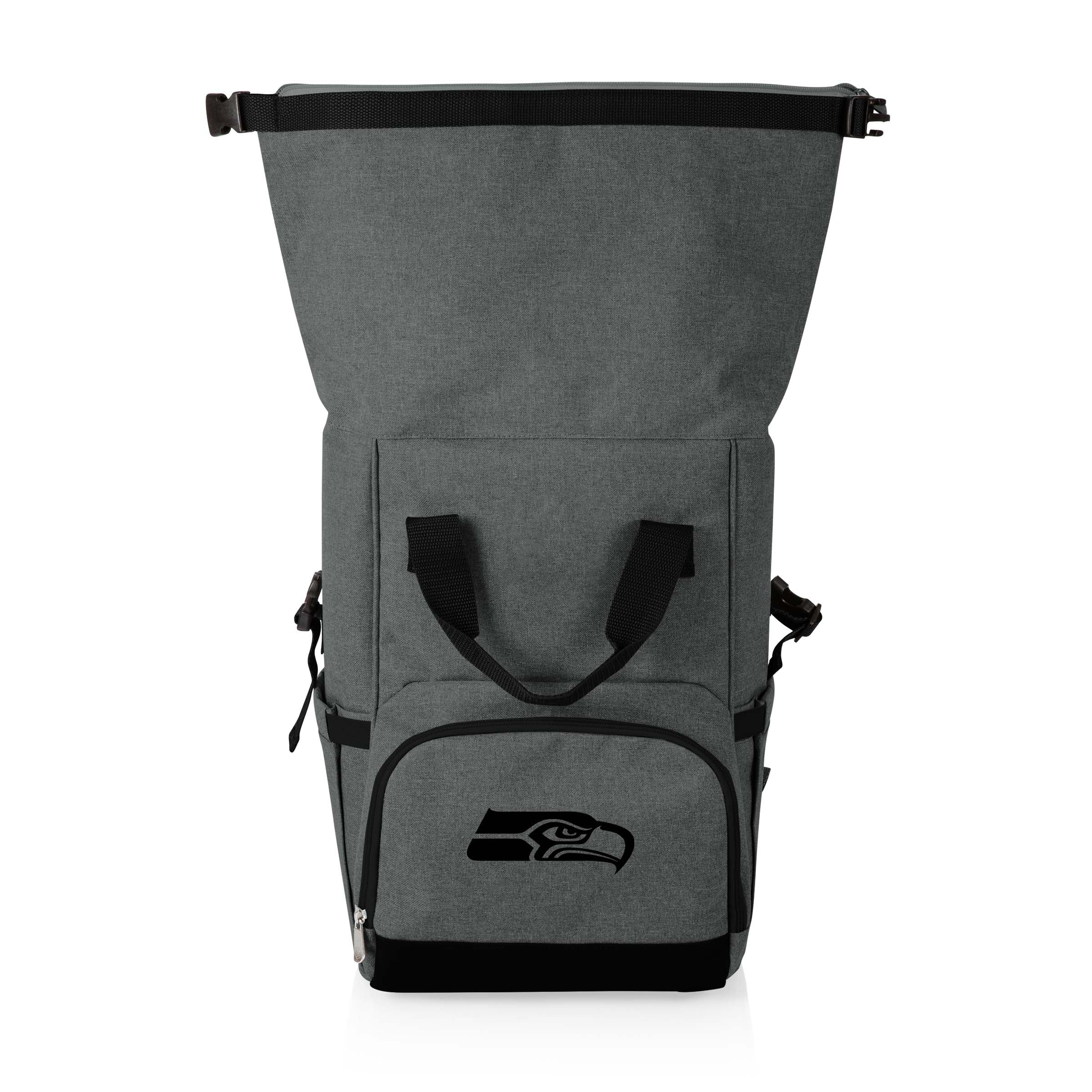 Seattle Seahawks - On The Go Roll-Top Backpack Cooler-Picnic Time Family of Brands