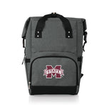 Mississippi State Bulldogs - On The Go Roll-Top Backpack Cooler