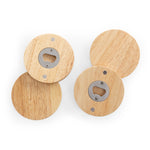 Coasters with Bottle Openers Set of 4