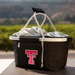 Texas Tech Red Raiders - Metro Basket Collapsible Cooler Tote-Picnic Time Family of Brands