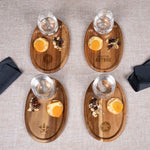 Houston Astros - Wine Appetizer Plate Set Of 4