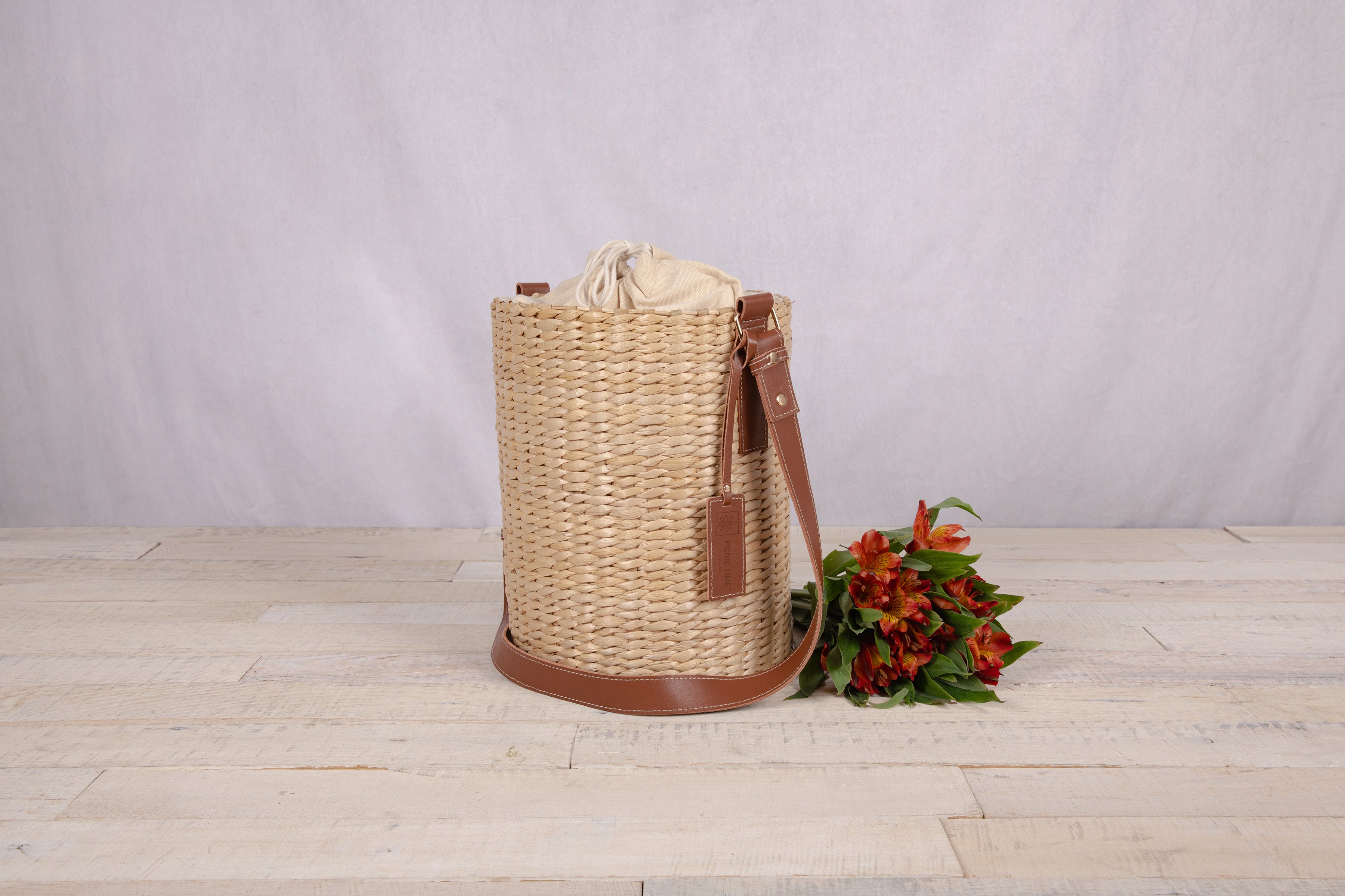 Palermo Rush Insulated Bucket Tote with Leather Straps – PICNIC